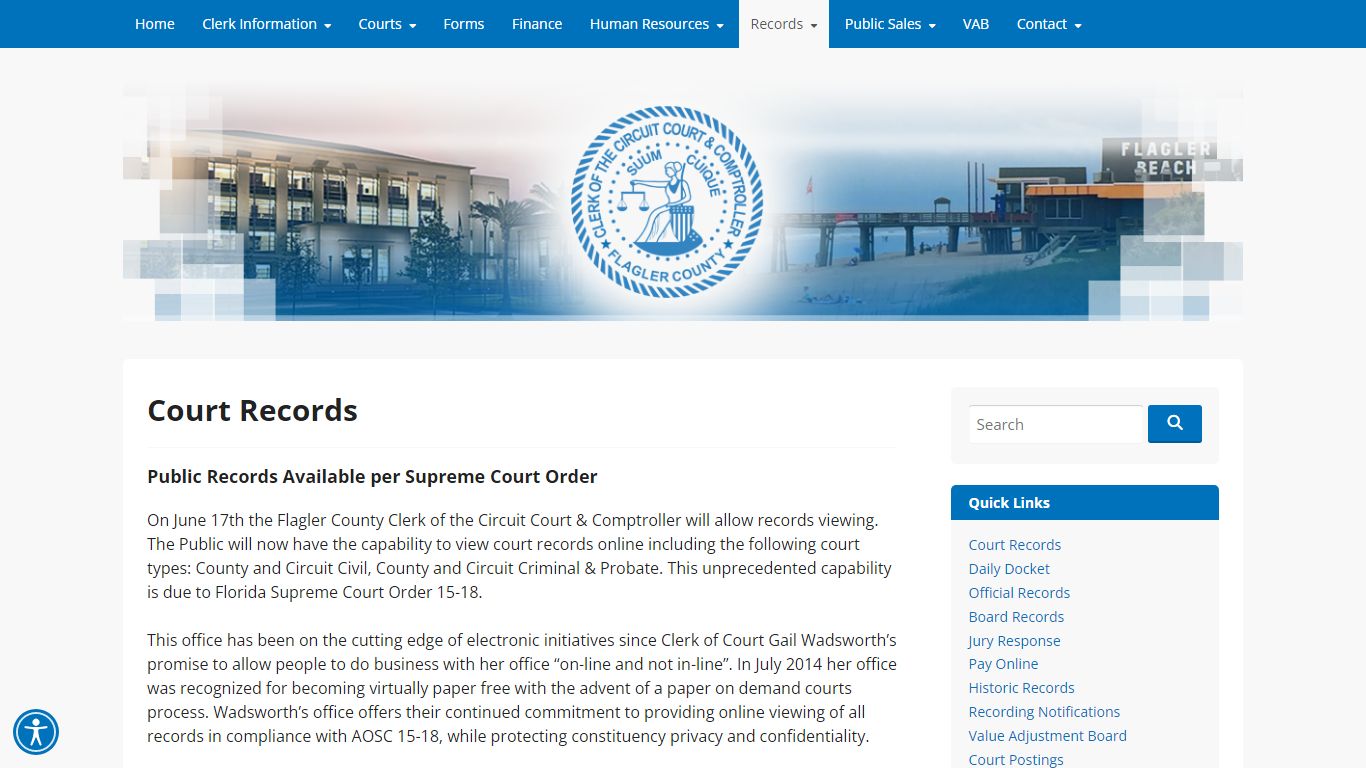 Court Records – Flagler County Clerk of the Circuit Court & Comptroller